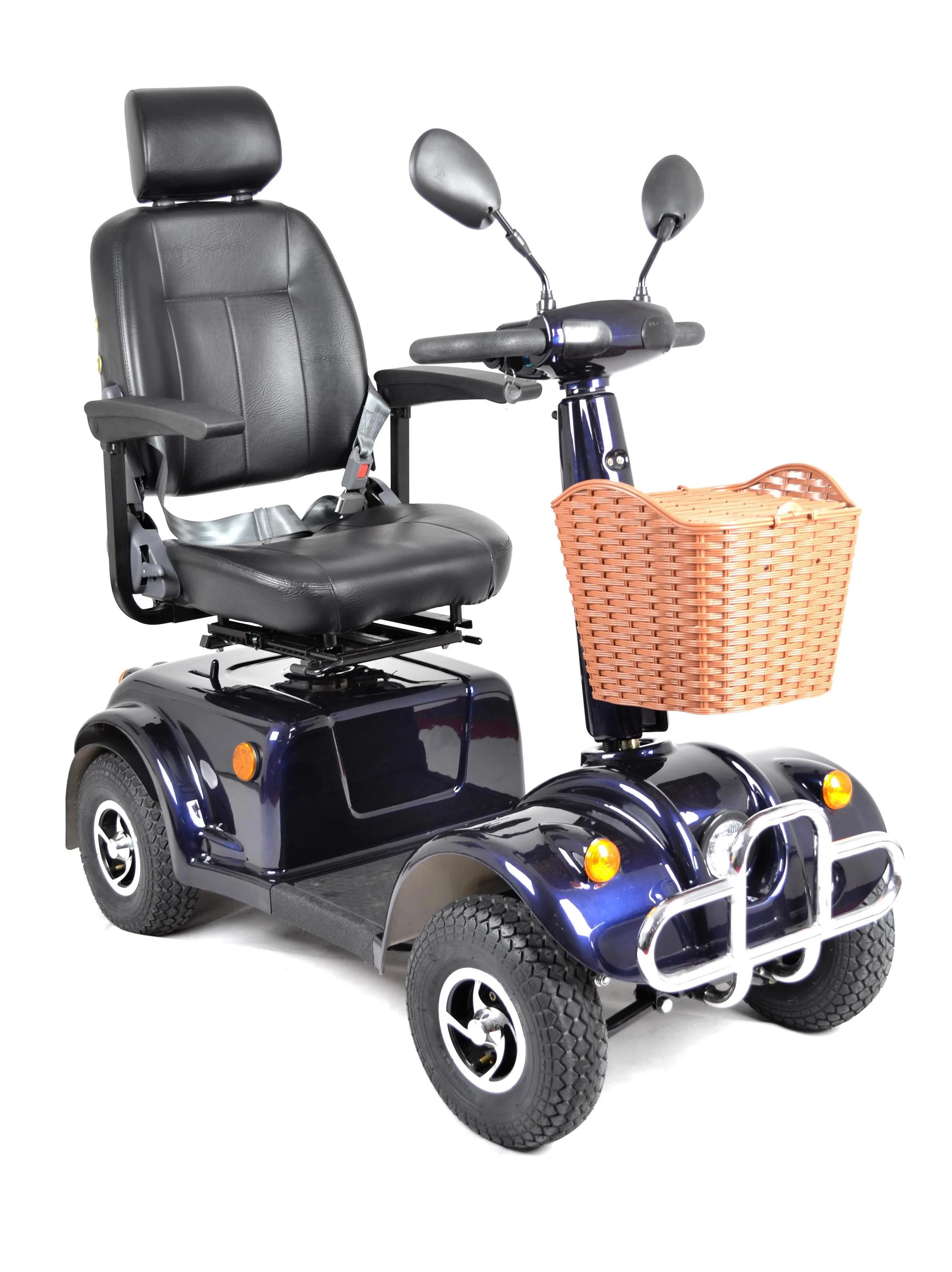 Maxi heavy-duty 4-wheel mobility scooter - supports up to 195 kg